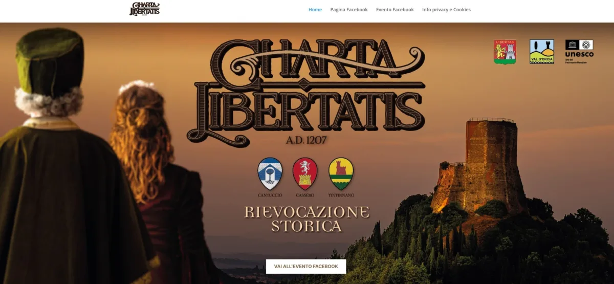 Progetto realizzato per Charta Libertatis