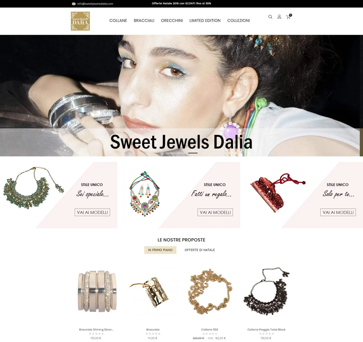 Progetto realizzato per Sweet Jewels Dalia